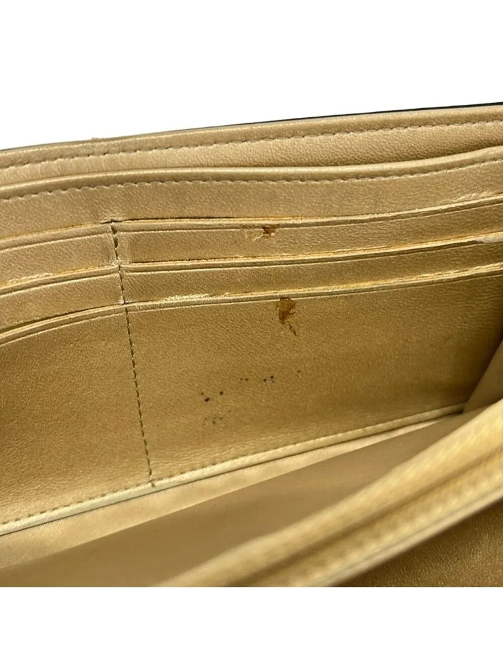 Chanel Wallet Camellia Black Gold Lambskin